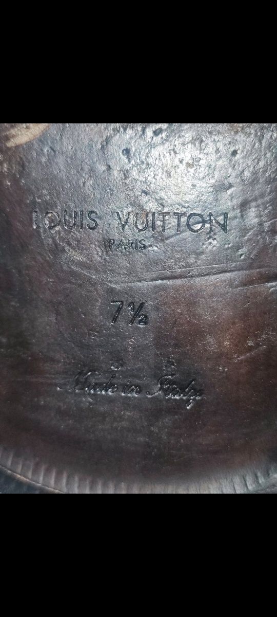 Louis Vuitton Monogram Leather mens shoes
