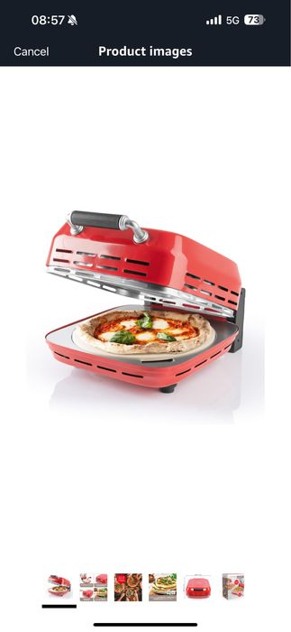 Cuptor electric cu piatra pentru pizza GOURMETmaxx PZM-021