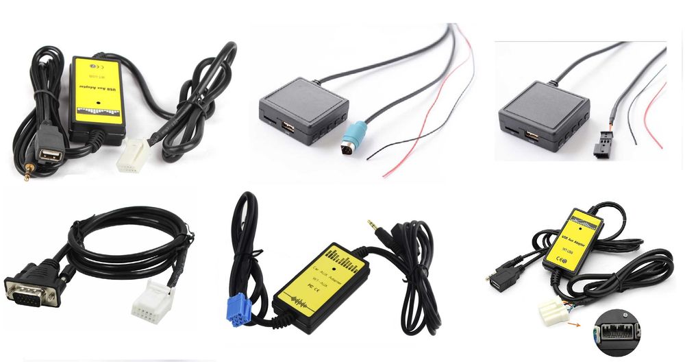 Ад-аптер Ятур AUX USB Toyota Alpine Audi WV Mazda Honda BMW Мерседес