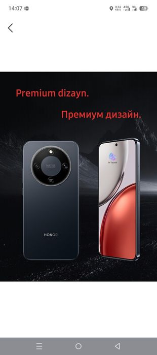 Honor X9D 5G 12/256Gb holati yangi korobka ishlatilmagan pul zarur sot