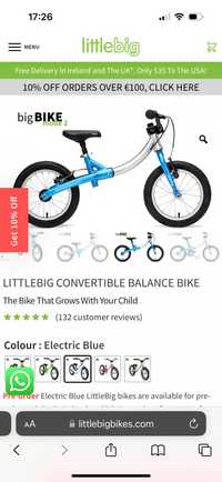 Littlebig - bicicleta balans plus pedale, creste odata cu copilul tau