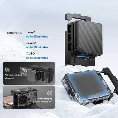 Ulanzi CU01 Kit de Ventilator Racire Termostatica  3000 mAh