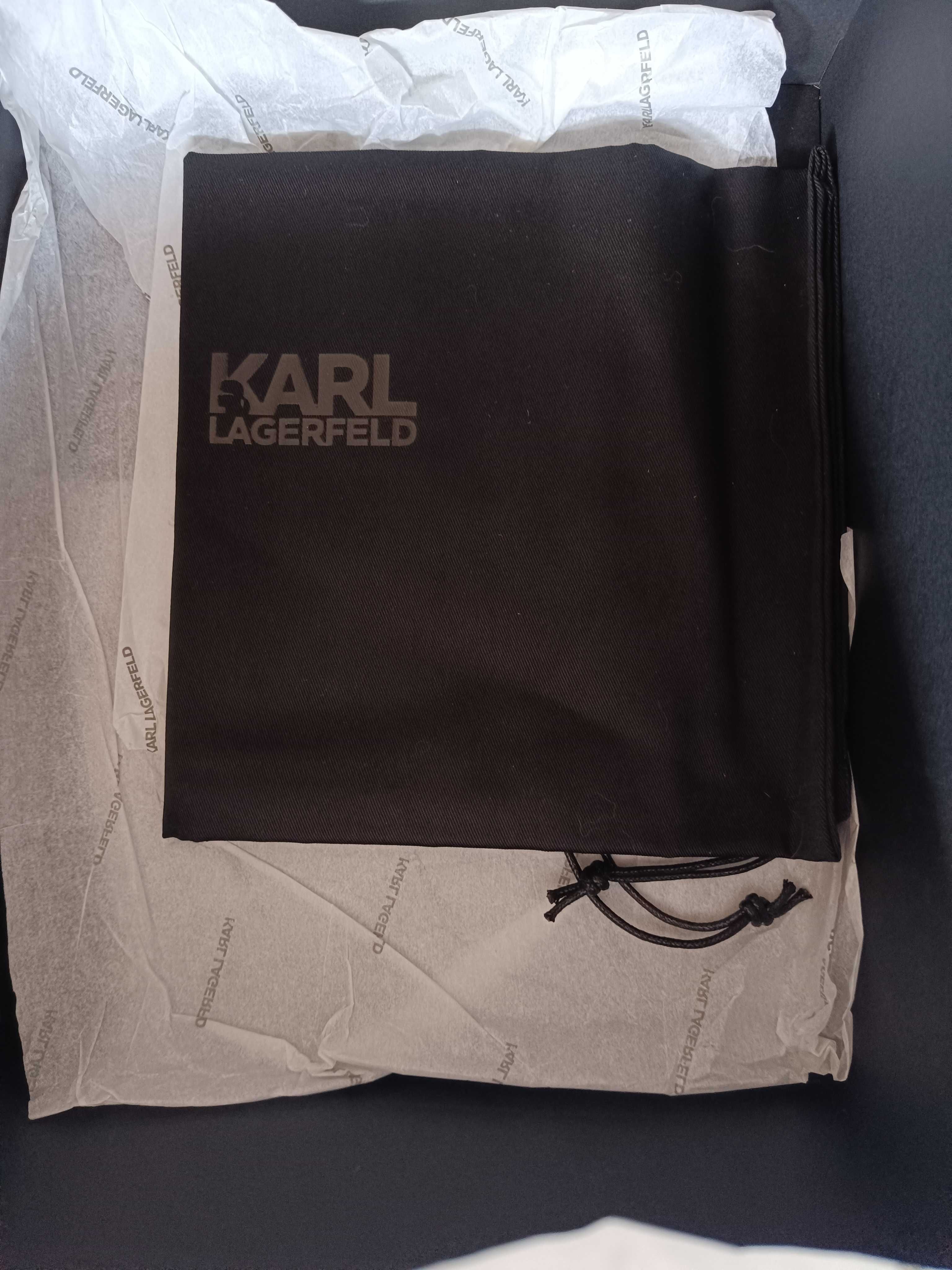 NOI! Adidasi Karl Lagerfeld 43 Originali Full Black Piele