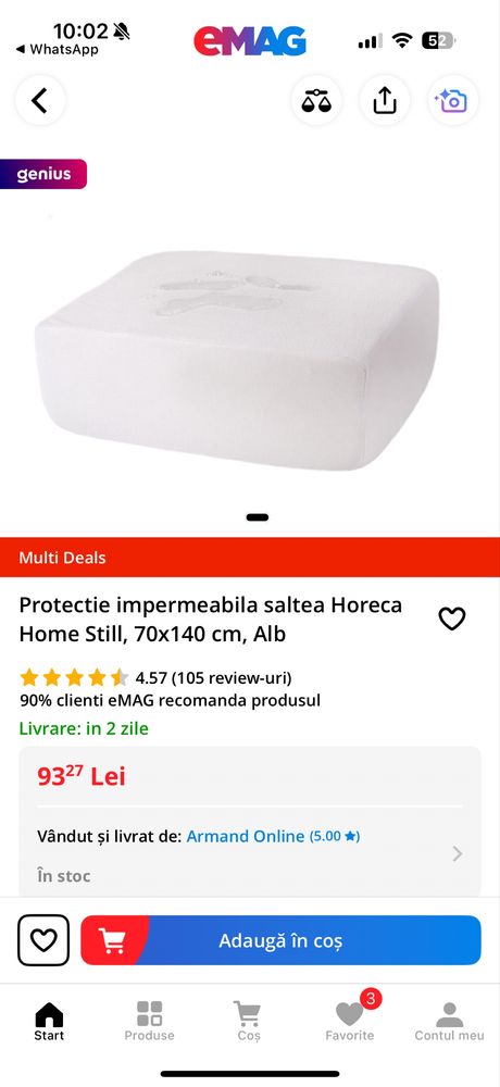 Patut copii aproape nou, + salea + protectie