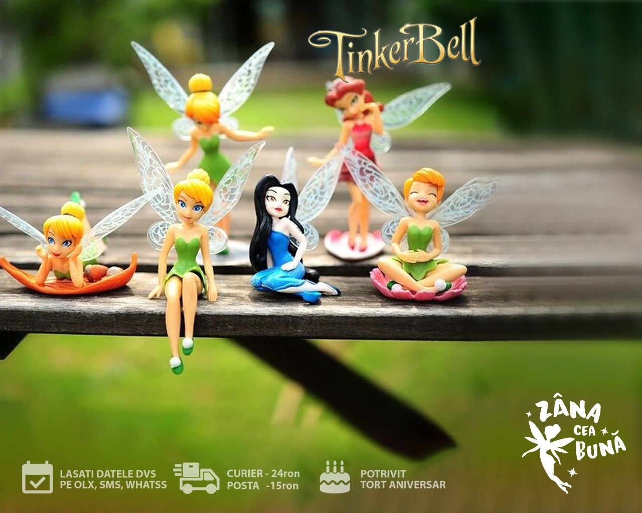 Figurine / jucării disney, din desenul animat Tinkerbell