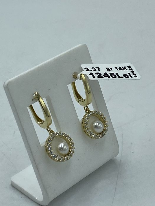 Cercei aur 14k, 3.37gr #45630