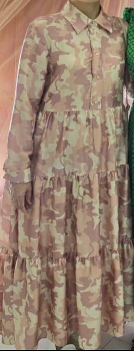 Платье vogue de marine . Материал шёлк.размер s/m.франсузская длина...