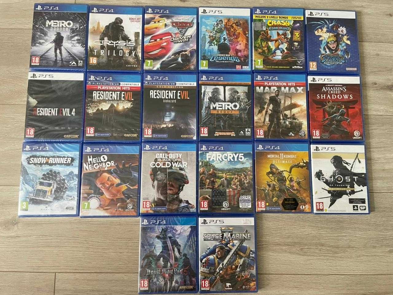 Новые диски на PS4 и PS5