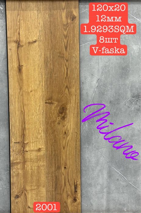 Laminat Tarket 12mm Qora Zamog Sifati Zör