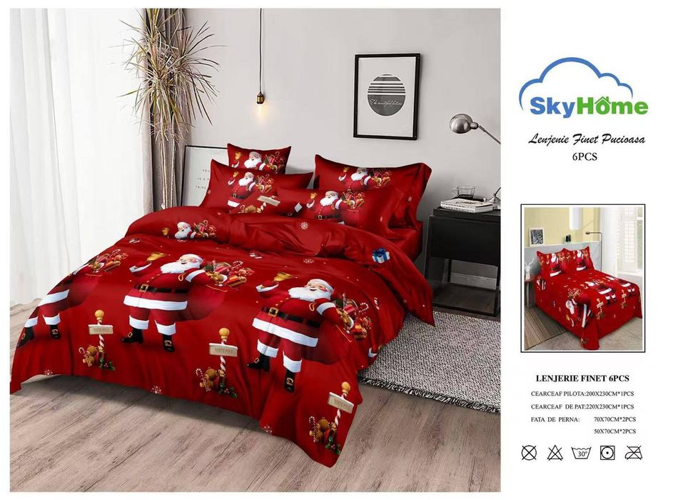 Lenjerie de pat finet 6 piese