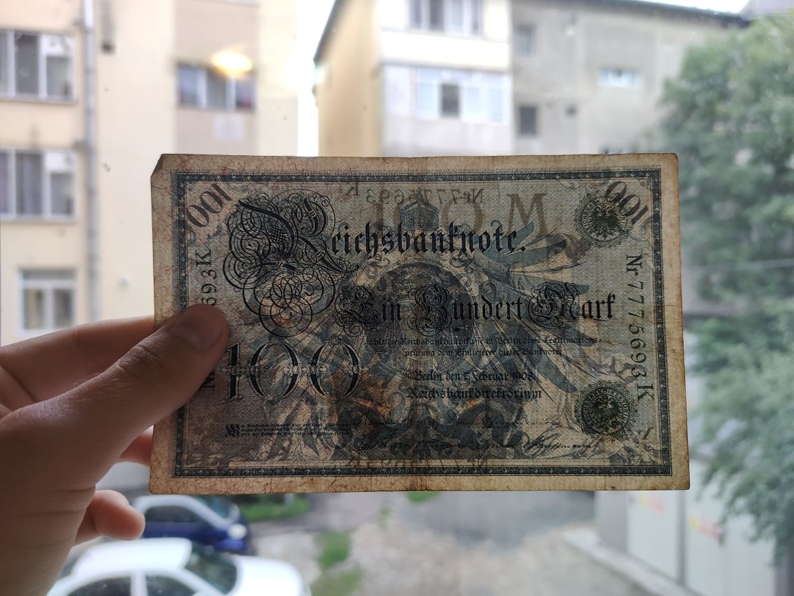 *Germania* 100 Mark 1908 Reichsbanknote