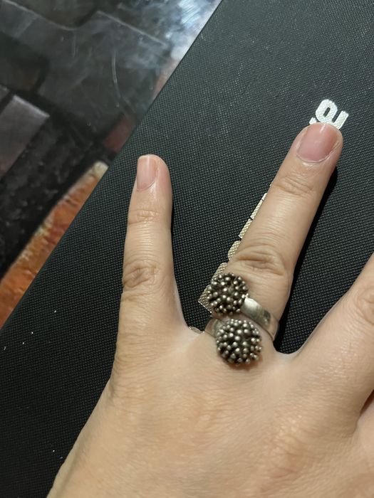 Inel argint reglabil