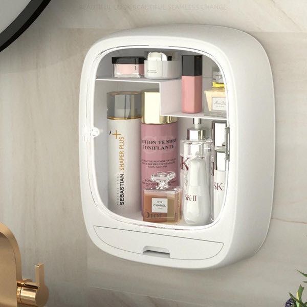 Стенен органайзер за козметика и тоалетни принадлежности