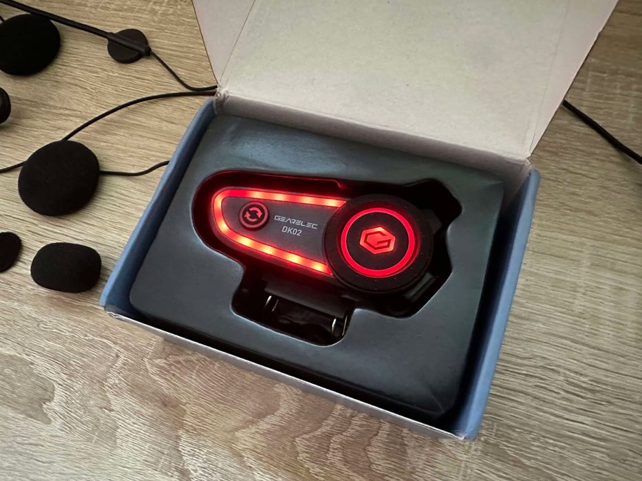 Sistem comunicare moto Gerealec DK02 intercom motocicleta