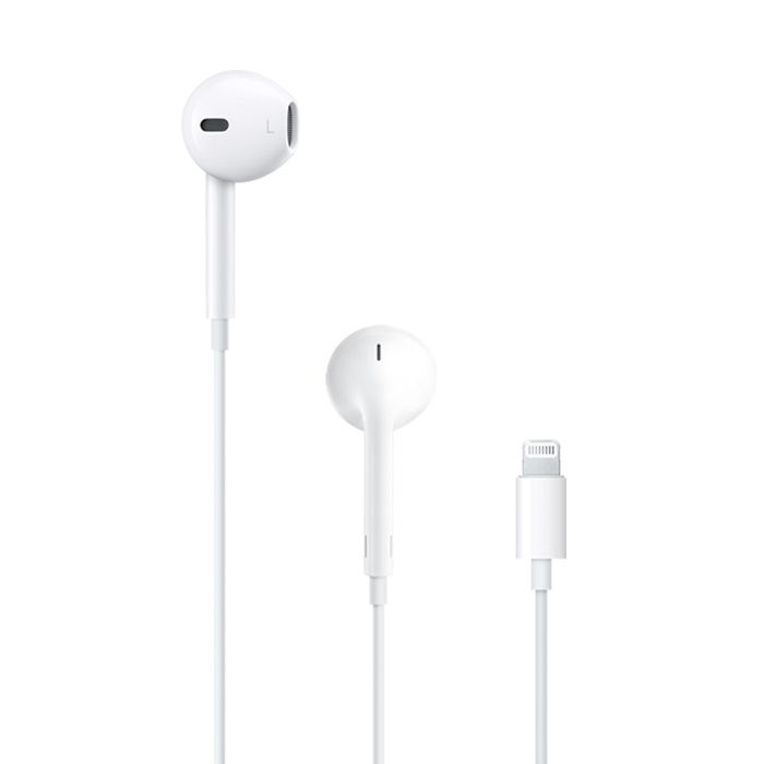Apple Earpods with Lightning Connector - оригинални слушалки с управле