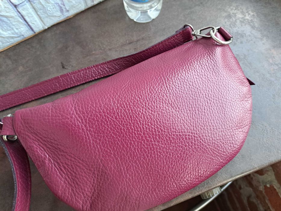 дамска чанта малка чантичка за кръста,банан,
торба-естествена кожа,