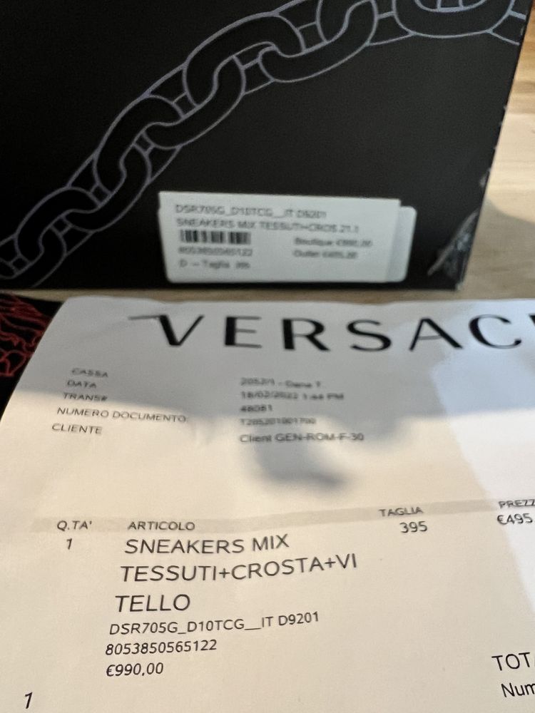 Versace Chain Reaction Silver