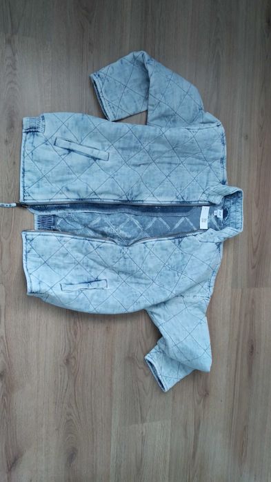 Ново с етикет дамско дънково бомбър яке GAP