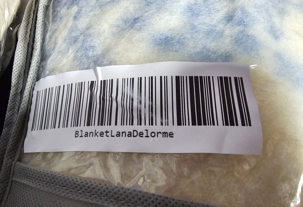 Вълнено одеяло и 2 възглавници Lana Delorme