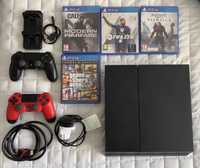 PS4 500GB pachet complet dock, jocuri etc