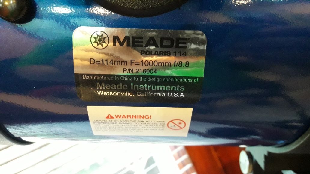 Рефлекторен телескоп Levenhuk Meade Polaris 114 EQ
