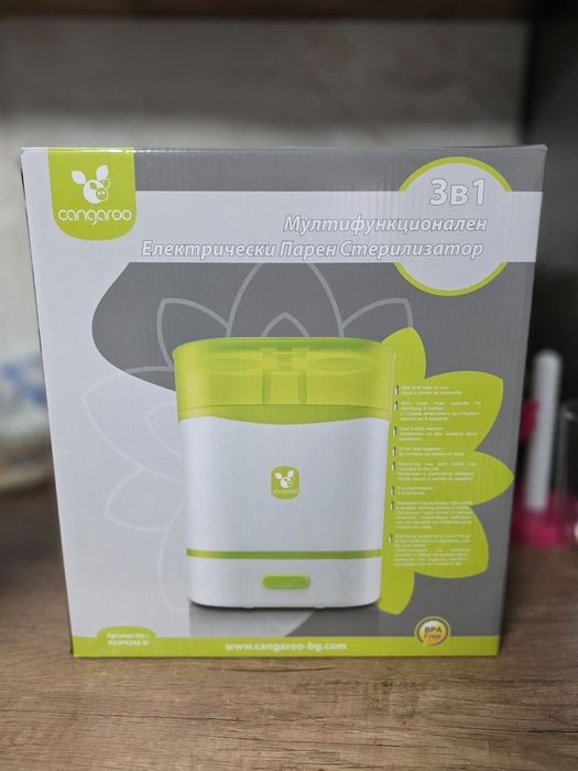 Електрически парен стерилизатор 3в1 Cangaroo