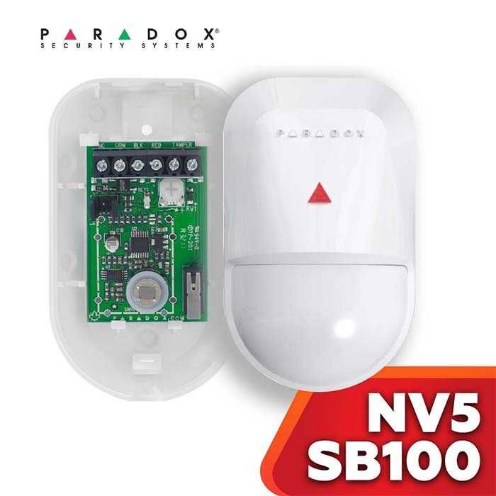 Sistem alarma antiefractie paradox 2 detectori NV5 -centrala 4 zone