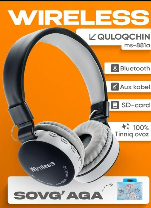 Simsiz naushnik Wireless Ms-881
4.3
(34