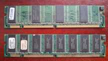 KIT MEMORIE RAM PC SDRAM 2X128MB PC 133 Vintage pentru cunoscatori 2
