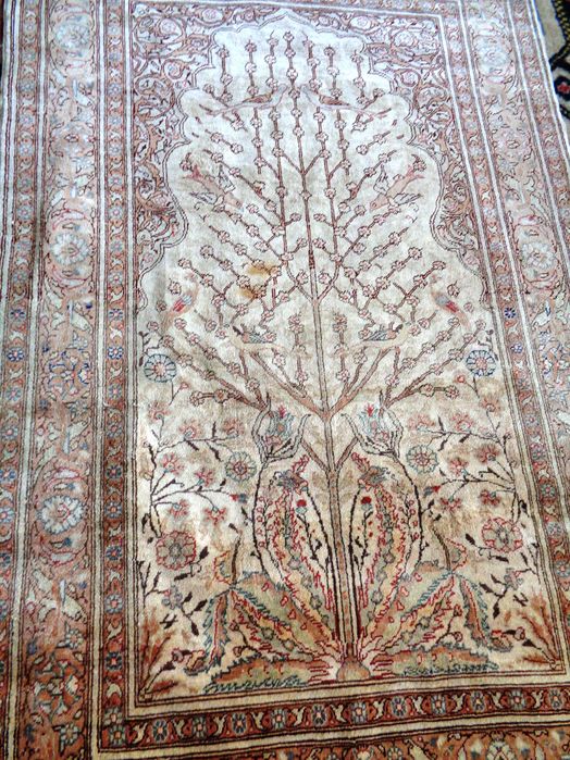 Covor oriental matase religios, Turcia, Kayseri - Pomul vieții