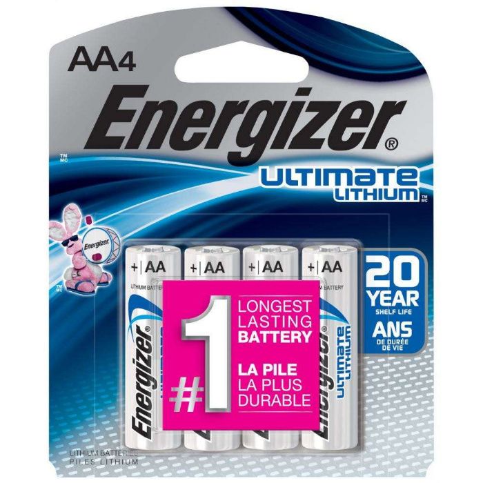 Батарейки (Энерджайзер) Energizer Ultimate Lithium – AAA для GPS Spot