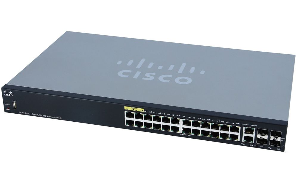 Комутатор Cisco sf 350 24