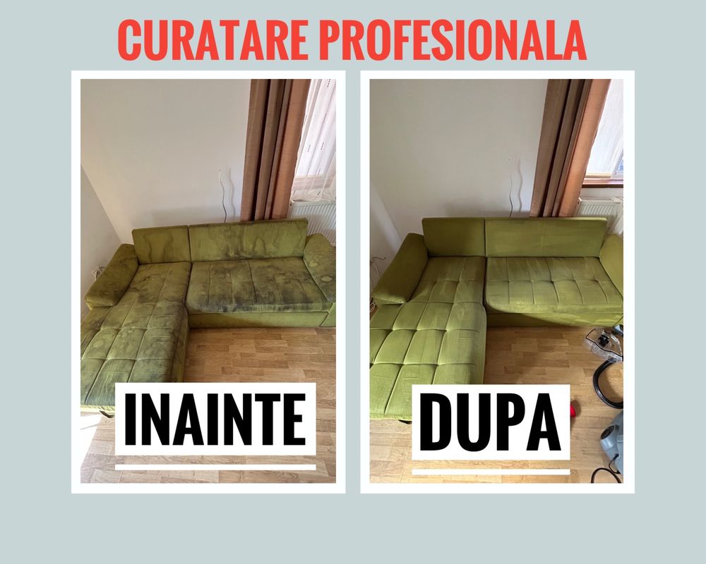 Curatare canapele, tapiterie auto etc