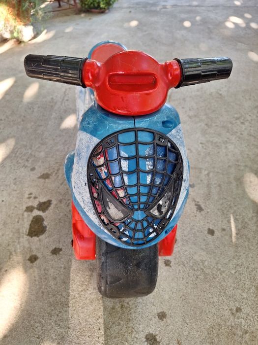 Vand motocicleta spiderman pt copii