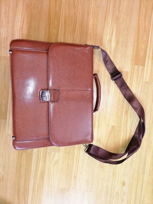 Geanta/Servieta barbati piele, barbati