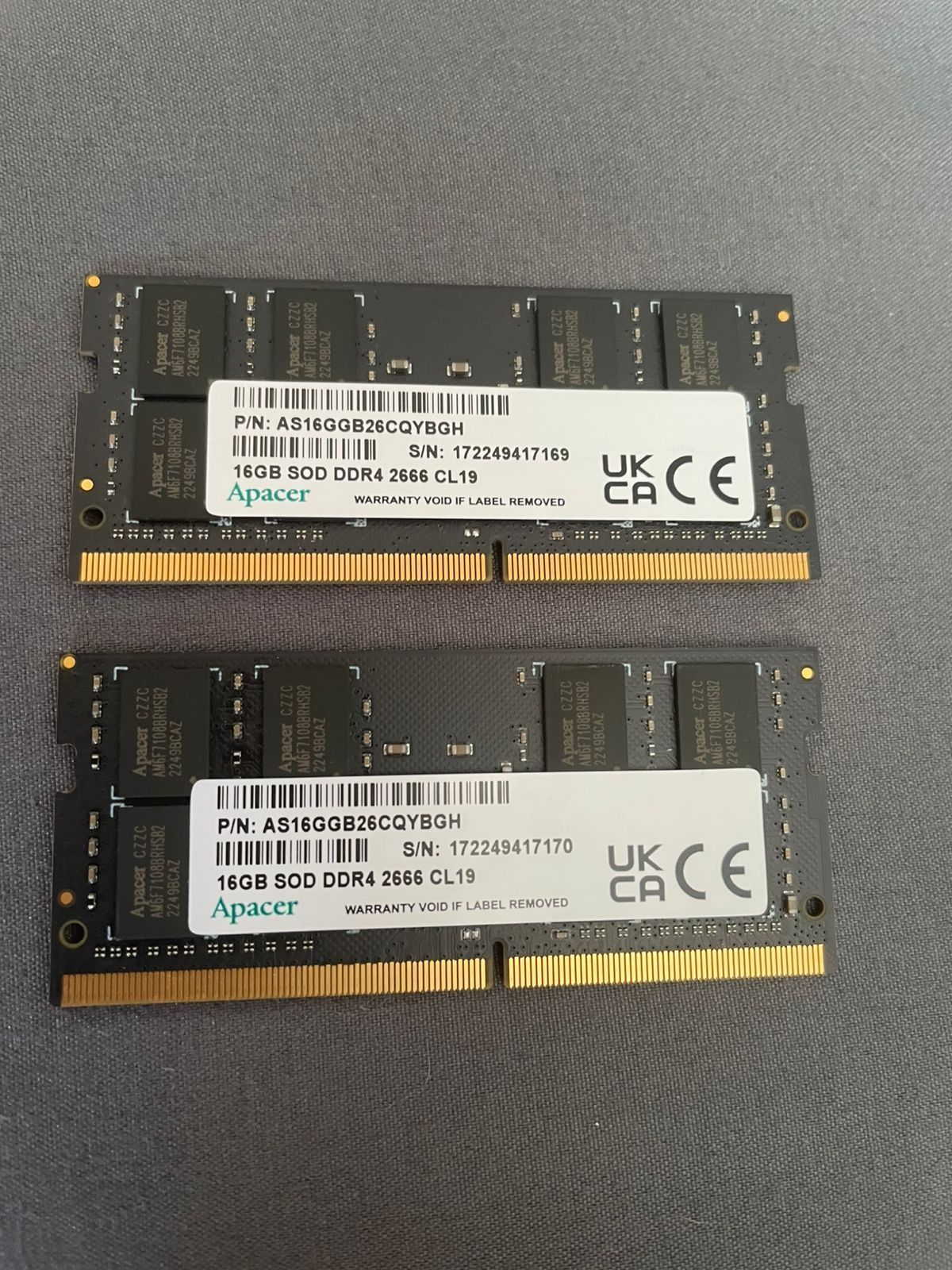 Оперативная память ОЗУ для ноутбука DDR4 16Gb x2