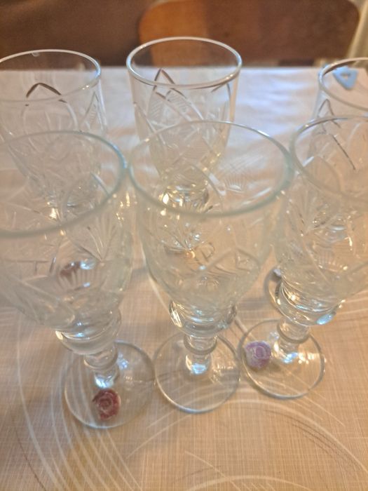 Pahare coniac cristal