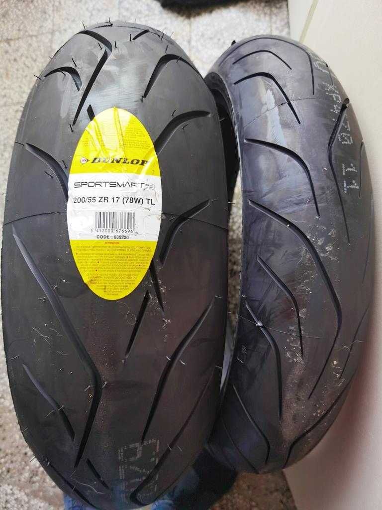 Нови  Dunlop Sportsмаrт 3 / 200 55 17 и 120 70 17,ДОТ2321,