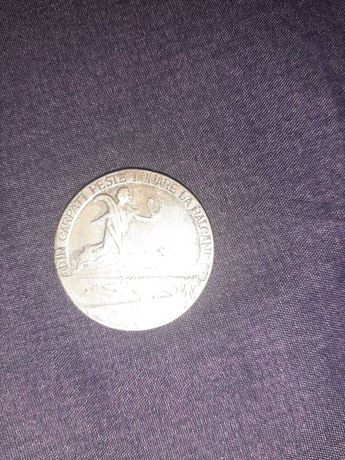 Vand moneda argint de pe timpul lui Carol I  din anul 1913