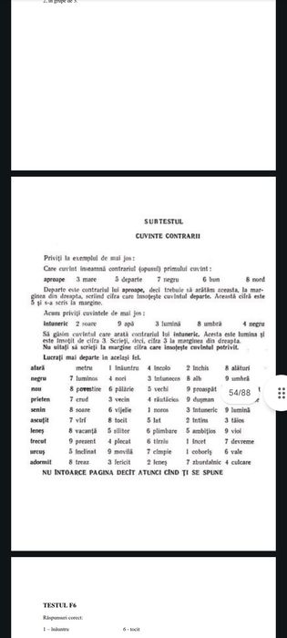 Vând Teste psihologice MAI,MAPN