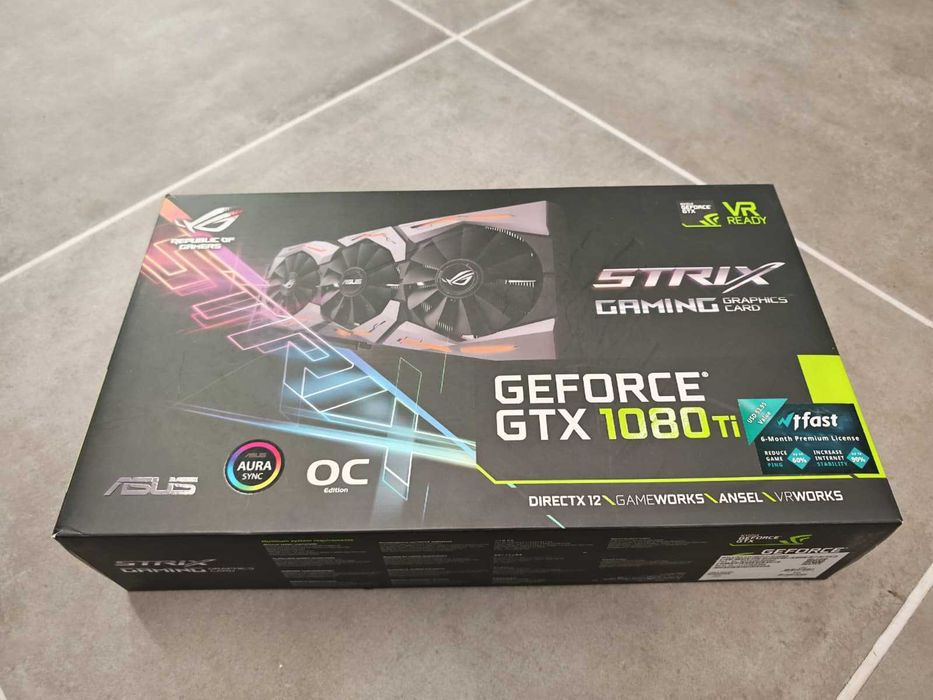 Placă video ASUS GeForce GTX 1080 Ti ROG STRIX de 11GB DDR5X 352-bit