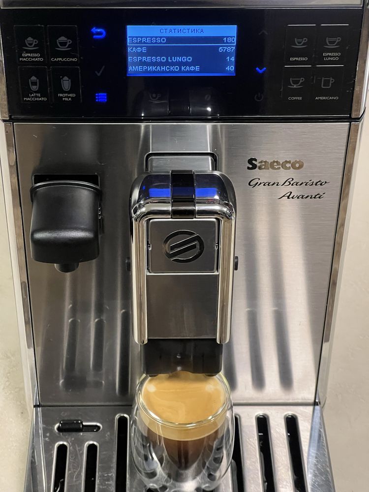 Кафемашина кафе автомат Saeco Gran Barista Avanti с гаранция