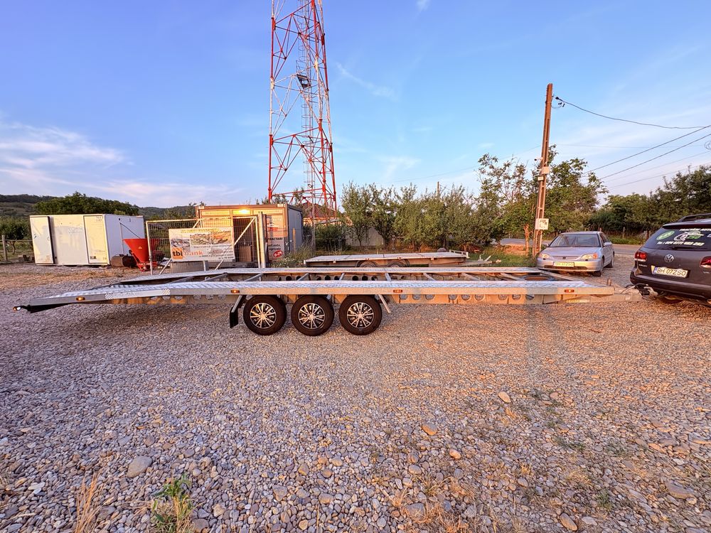 Trailer, platforma, remorca, slep dublu Gala 8.5 m,2 masini,2019,3.5 T