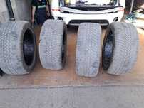 Продавам 4. Зимни гуми 255/50/R19 Bridgestone 4 стоманени джанти