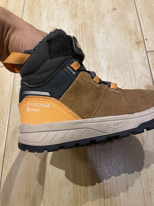 Зимни детски обувки 28 номер QUECHUA, водоустойчиви