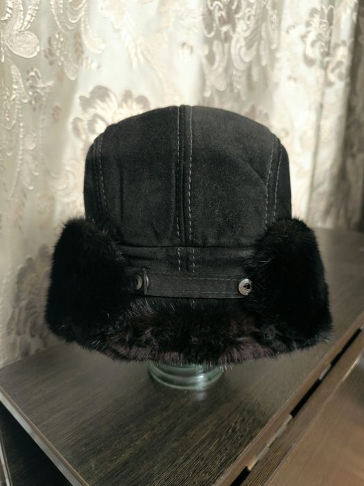 Продам норковую шапку,мех,замша