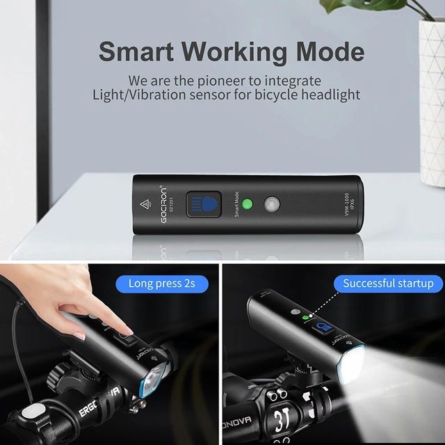 Far Led Smart senzor lumina Gaciron V9M-1200 Baterie Usb 4400 mAh wate