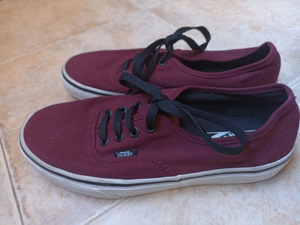 Vans Maroon Authentic Lace Up, N38