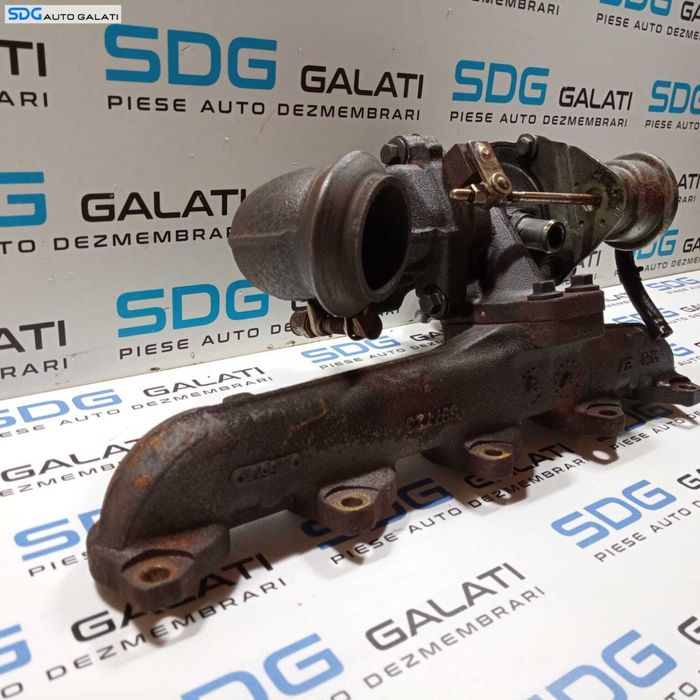 Turbo Turbina Turbosuflanta Peugeot 206 1.4 HDI 50 KW 2001 - 2012 Cod 54359710009 MF 50175454 01937 [274M6]