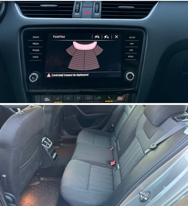 Skoda Octavia 2018 tdi euro 6 carplay lumini ambientale
